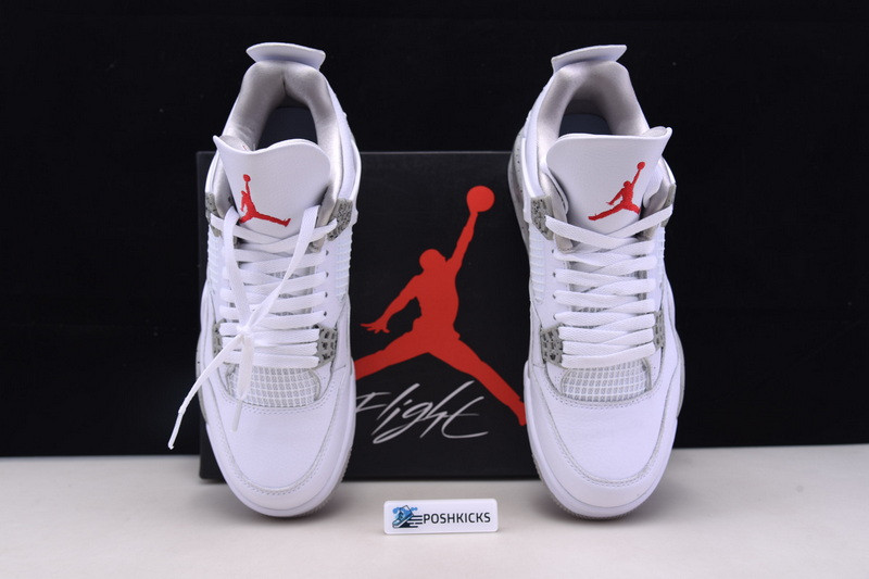 AIR JORDAN 4 WHITE OREO TECH GREY CT8527-100