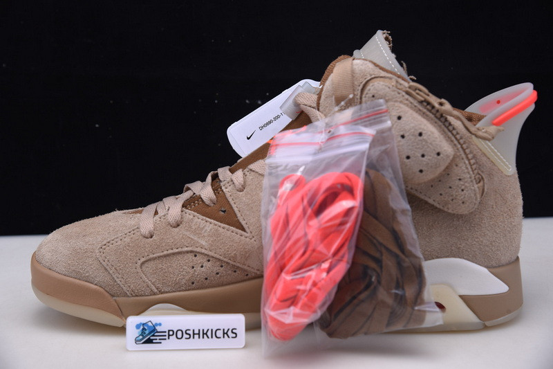 TRAVIS SCOTT X AIR JORDAN 6 “BRITISH KHAKI ” DH0690-200
