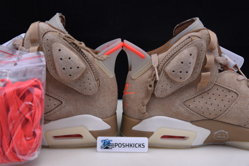 TRAVIS SCOTT X AIR JORDAN 6 “BRITISH KHAKI ” DH0690-200
