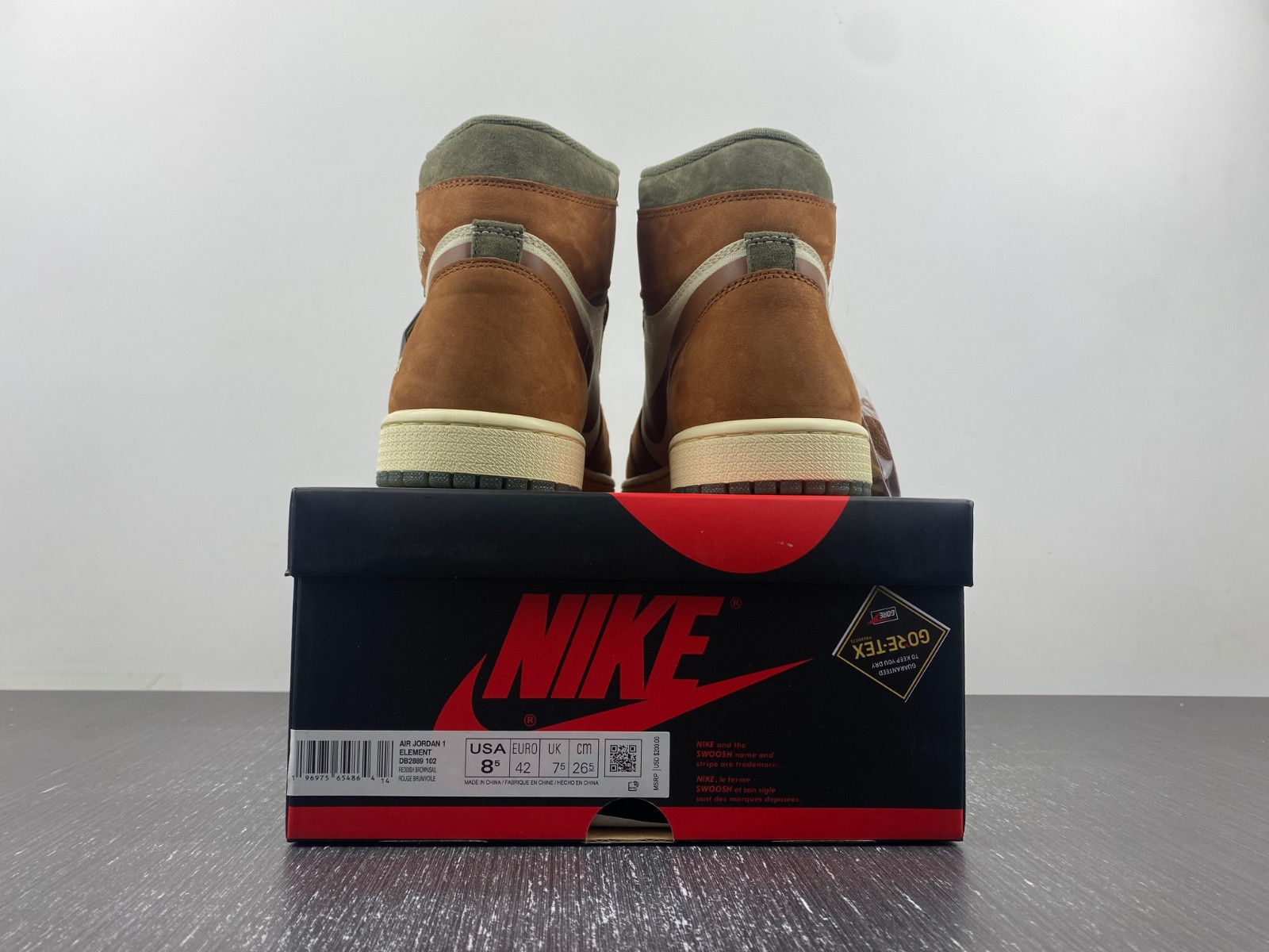 Air Jordan 1 Element Gore-Tex “Brown/Olive” DB2889-100