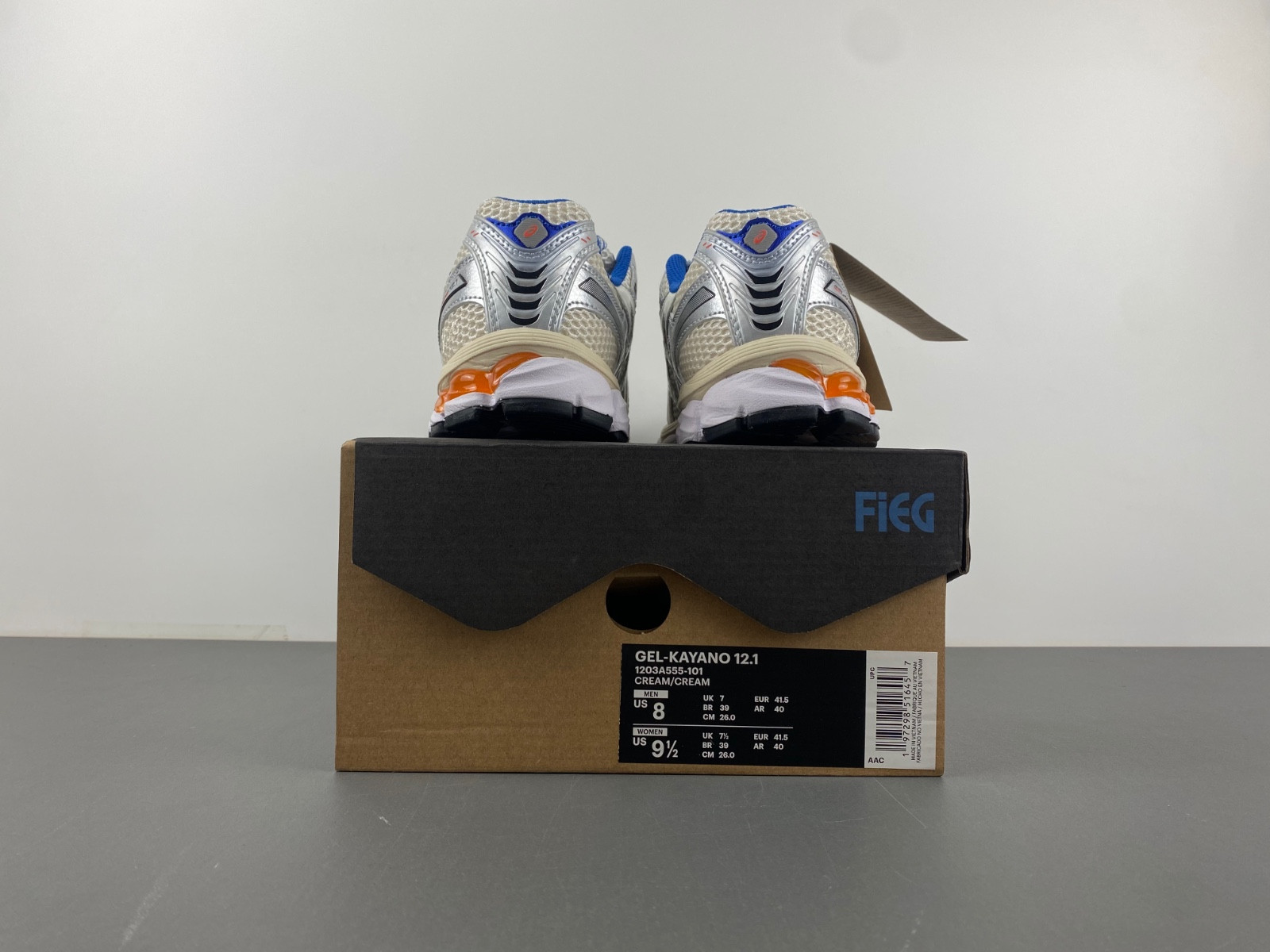 kith ronnie fieg x As*ic*s gel kayano 12.1 "knicks" 1203a555-101