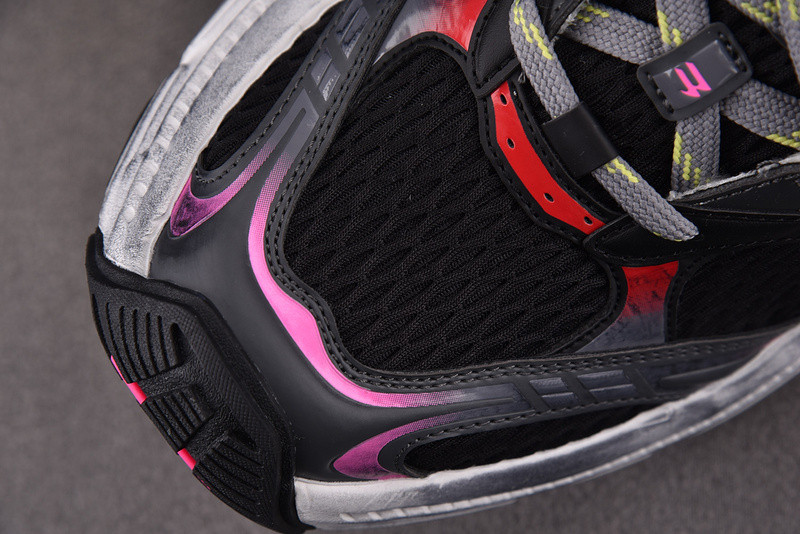 Ba1en*iaga black&red platform sneaker