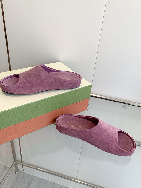 Marni Fusslide Suede Sandals