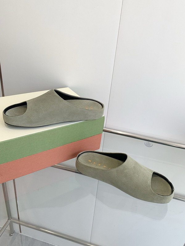 Marni Fusslide Suede Sandals