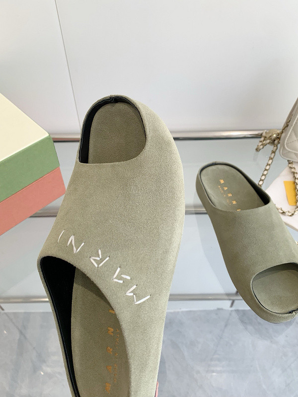 Marni Fusslide Suede Sandals