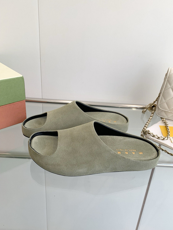 Marni Fusslide Suede Sandals