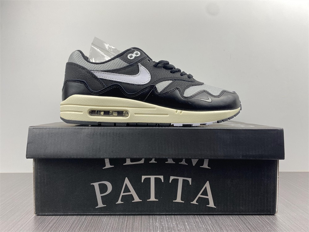 Nike Air Max 1 Patta Waves Black (with Bracelet) DQ0299-001