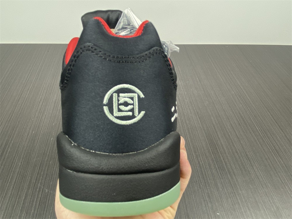 Air Jordan 5 Low Black Green Red DM4640-036