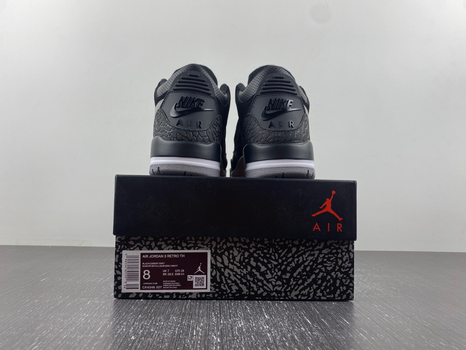 Jordan 3 Retro Tinker Black Cement Gold - CK4348-007