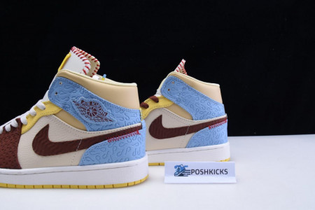 air jordan 1 mid se fearless Ma*s*n chateau rouge cu2803-200