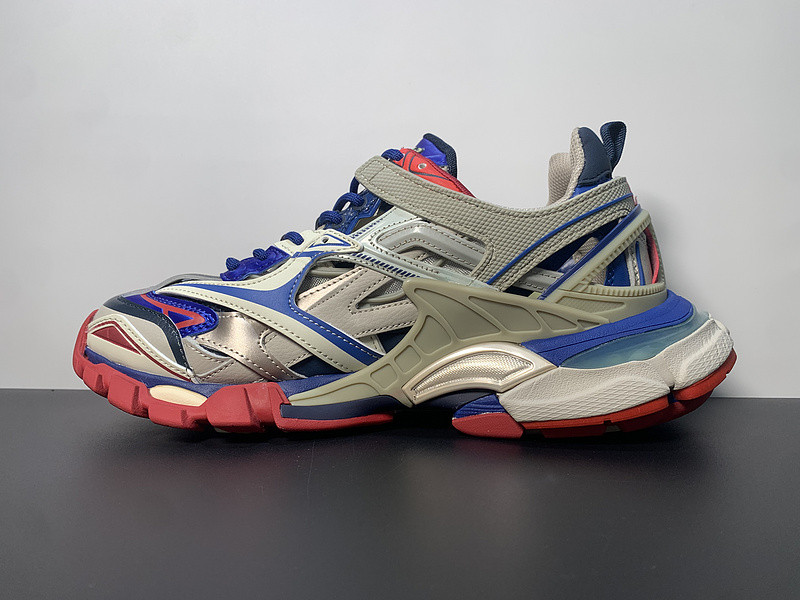 Ba*len*cia*ga track.2 beige blue red 568615 w2gn2 8570