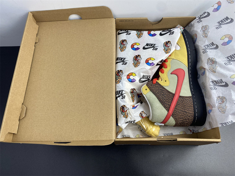 COLOR SKATES X Nike SB DUNK HIGH KEBAB AND DESTROY CZ2205-700