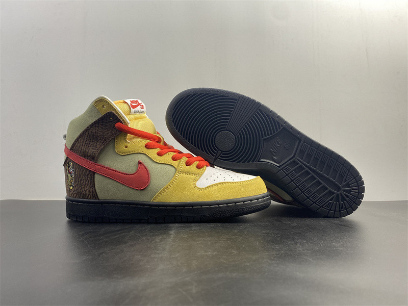 COLOR SKATES X Nike SB DUNK HIGH KEBAB AND DESTROY CZ2205-700
