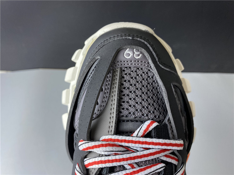 Ba*len*cia*ga tess s. gomma sneakers black and white orange 542436 w1b7 2109