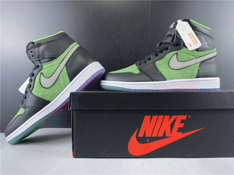 Air Jordan 1 Retro High Zoom Black Green CK6637-002