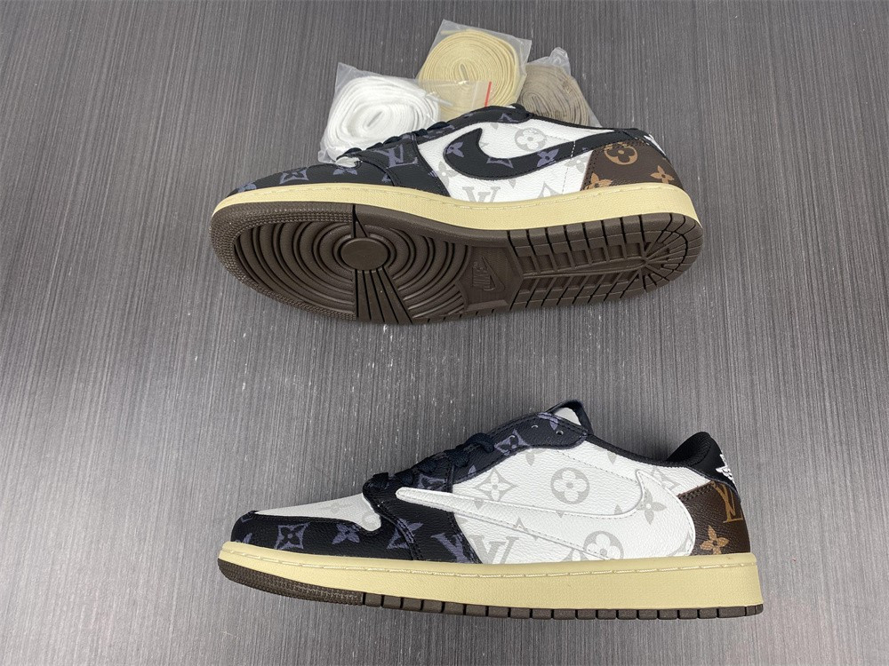 Travis Scott Fragment Air Jordan 1 Low OG CM7866-126