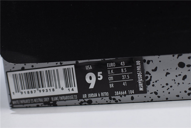 Air Jordan AJ6 “Tinker” 384664-104